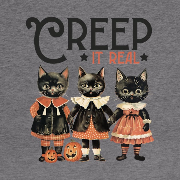 Creep it real halloween Vintage by Winter Magical Forest